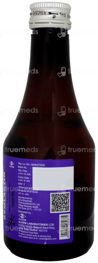 Kemlactin Black Currant Flavour Sugar Free Syrup 200ml