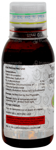 Minolast Lc Kid Syrup 60ml Minolast Lc Kid Syrup 60ml