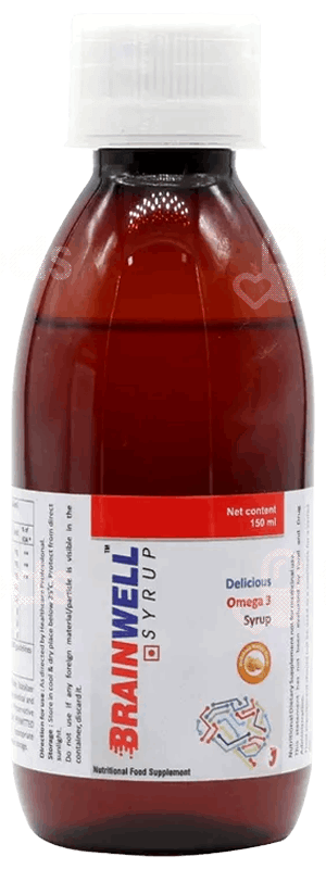 Brainwell Mango Flavour Syrup 150Ml