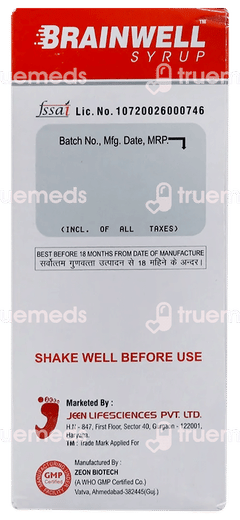 Brainwell Mango Flavour Syrup 150ml