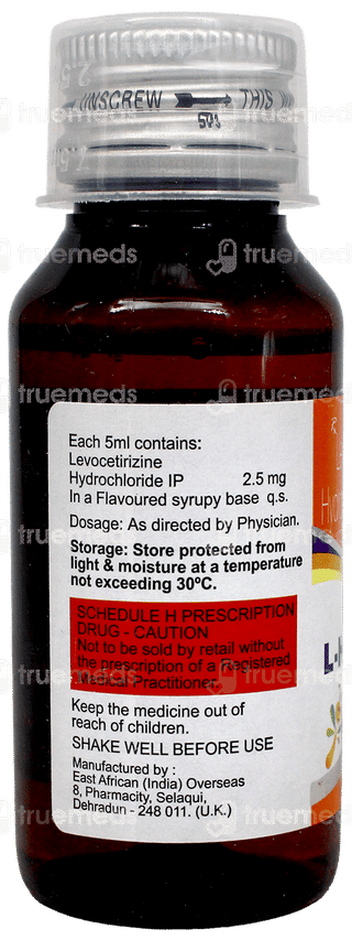 L Hist Syrup 60Ml