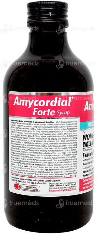 Amycordial Forte Womens Wellness Syrup 200ml