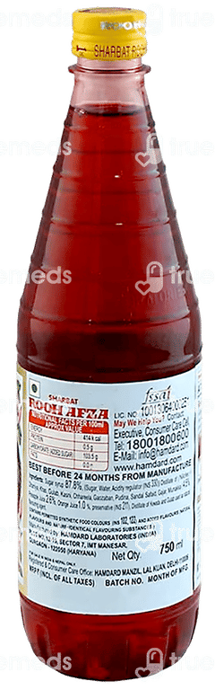 Hamdard Dawakhana Roohafza Sharbat 750ml
