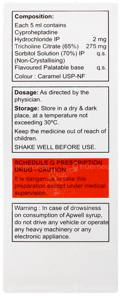 Apwell Syrup 200ml Apwell Syrup 200ml