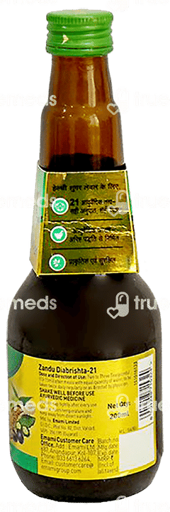 Zandu Diabrishta 21 Sugar Free 200ml
