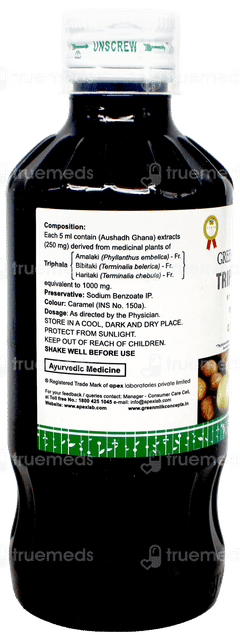 Green Milk Triphala Syrup 200Ml