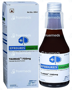 Epregres Unique 12 Sugar Free Syrup 200ml Epregres Unique 12 Sugar Free Syrup 200ml