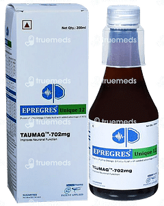 Epregres Unique 12 Sugar Free Syrup 200ml