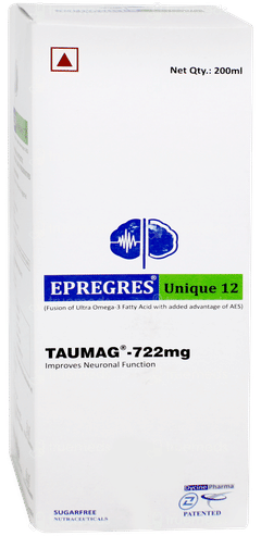 Epregres Unique 12 Sugar Free Syrup 200ml