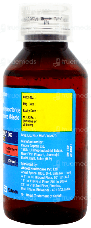 Phensedyl Dx Advanced Syrup 100ml