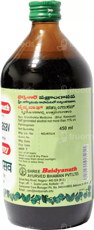 Baidyanath Patrangasava Tonic 450Ml