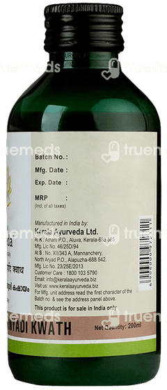 Kerala Ayurveda Patolakatukurohinyadi Kwath Syrup 200 ML