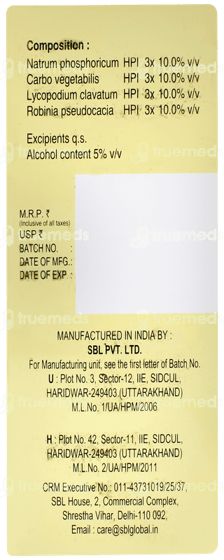 Sbl Nixocid Syrup 115Ml