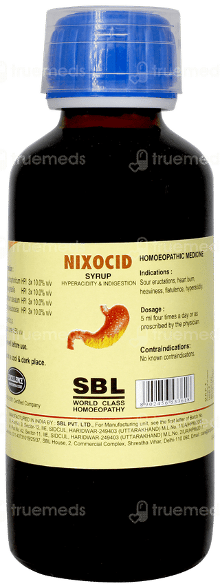 Sbl Nixocid Syrup 115Ml