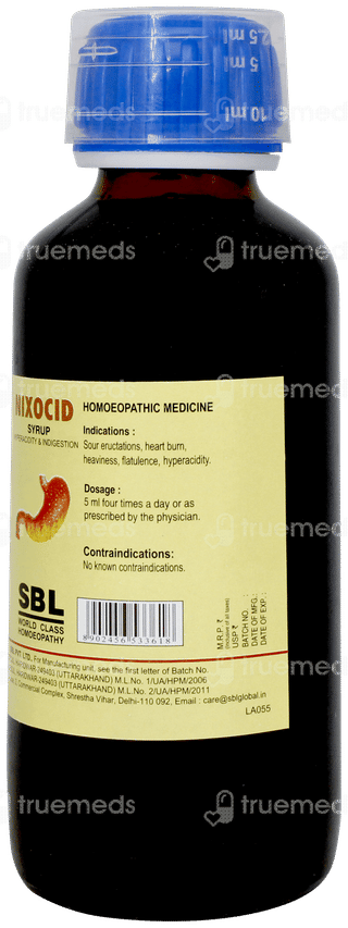 Sbl Nixocid Syrup 115Ml