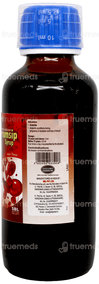 Sbl Ferrumsip Syrup 115Ml