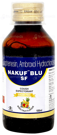 Nakuf Blu Sf Mixed Fruit Flavour Expectorant 100ml