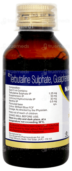 Nakuf Blu Sf Mixed Fruit Flavour Expectorant 100ml