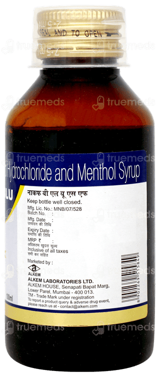 Nakuf Blu Sf Mixed Fruit Flavour Expectorant 100ml