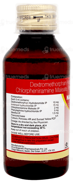 Nakuf Total Sf Strawberry Flavour Syrup 100ml