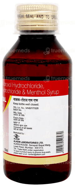 Nakuf Total Sf Strawberry Flavour Syrup 100ml