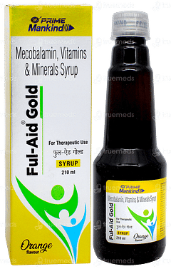 Ful Aid Gold Orange Flavour Syrup 210ml Ful Aid Gold Orange Flavour Syrup 210ml