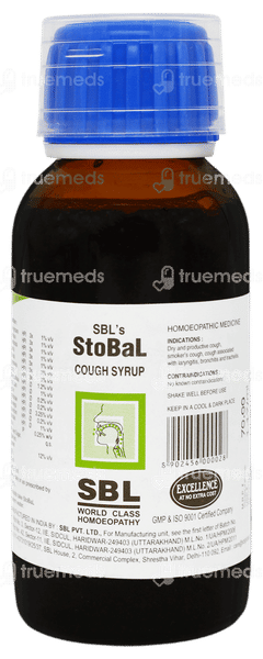 Sbls Stobal Cough Syrup 60ml