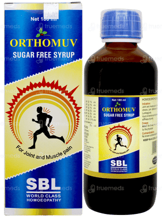 Sbl Orthomuv Sugar Free Syrup 180ml