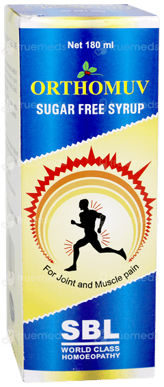 Sbl Orthomuv Sugar Free Syrup 180ml