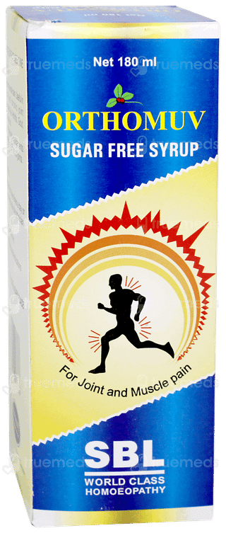 Sbl Orthomuv Sugar Free Syrup 180ml