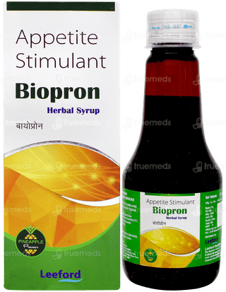Biopron Pineapple Flavour Herbal Syrup 175ml