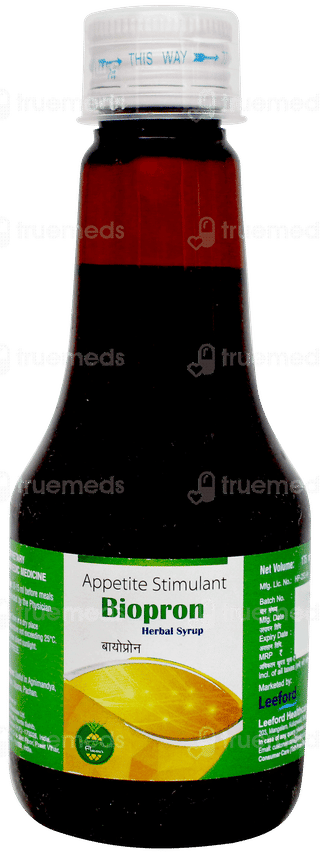 Biopron Pineapple Flavour Herbal Syrup 175ml