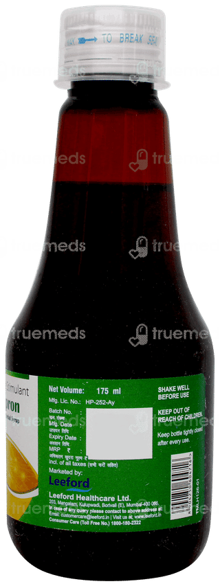 Biopron Pineapple Flavour Herbal Syrup 175ml