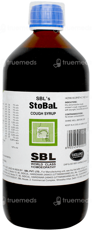 Sbls Stobal Cough Syrup 500ml