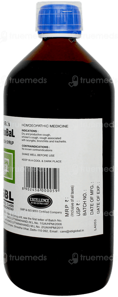 Sbls Stobal Cough Syrup 500ml