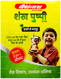 Baidyanath Shankh Pushpi Sarbat 2 In 1 Offer 450Ml With 220Ml Free