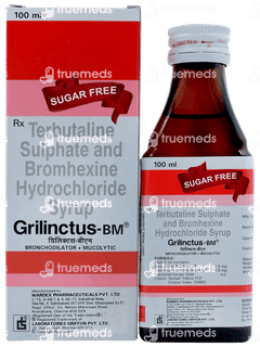 Grilinctus Bm Sugar Free Syrup 100ml Grilinctus Bm Sugar Free Syrup 100ml