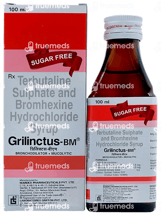 Grilinctus Bm Sugar Free Syrup 100ml