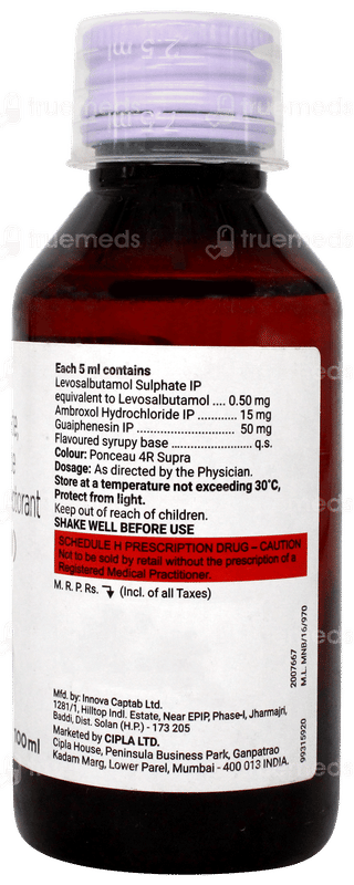 Levolin Plus Jr Expectorant 100ml