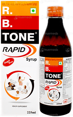 R B Tone Rapid Sugar Free Syrup 225ml