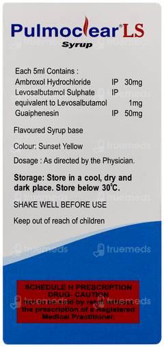 Pulmoclear Ls Syrup 100ml Pulmoclear Ls Syrup 100ml