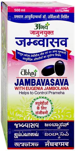 Abhay Jambavasava Liquid 500Ml Abhay Jambavasava Liquid 500Ml