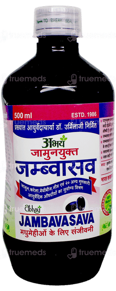 Abhay Jambavasava Liquid 500Ml Abhay Jambavasava Liquid 500Ml