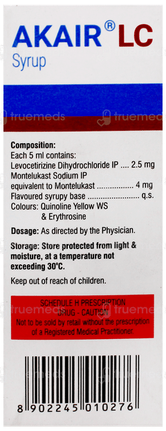 Akair Lc Syrup 60ml Akair Lc Syrup 60ml