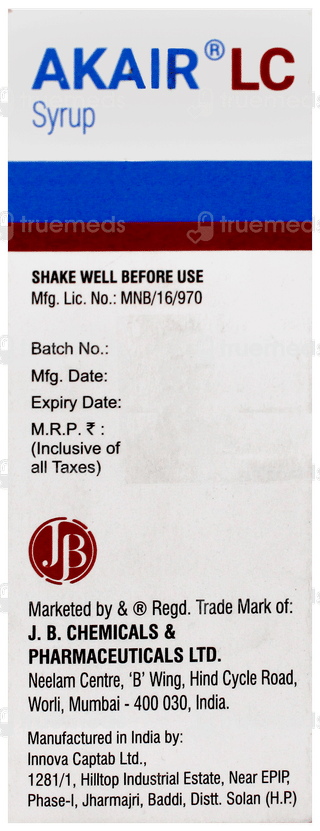 Akair Lc Syrup 60ml