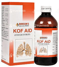 Baksons Kof Aid Cough Syrup 115ml Baksons Kof Aid Cough Syrup 115ml