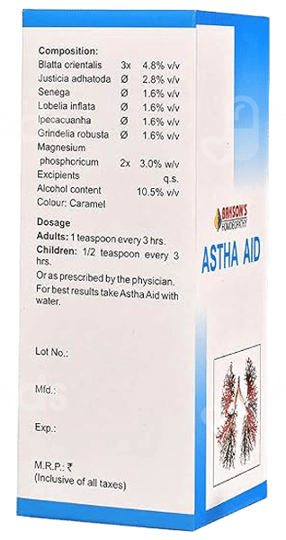 Baksons Astha Aid 450Ml