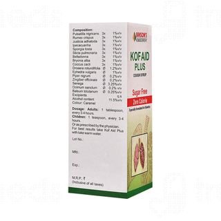 Baksons Kof Aid Plus Sugar Free Syrup 450ml