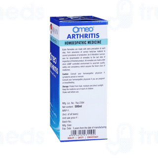 Bjain Omeo Arthritis Syrup 500 ML