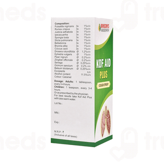Baksons Kof Aid Plus Cough Syrup 450ml